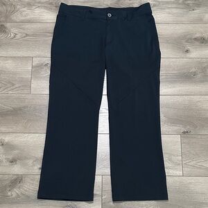 Columbia Omni-Shield Mid Rise Stretch Black Hiking‎ Casual travel Pants 14 Short